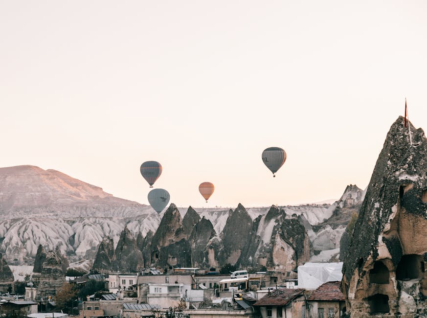 The Fairy Chimneys of Cappadocia: Hot Air Balloon Rides in Turkey